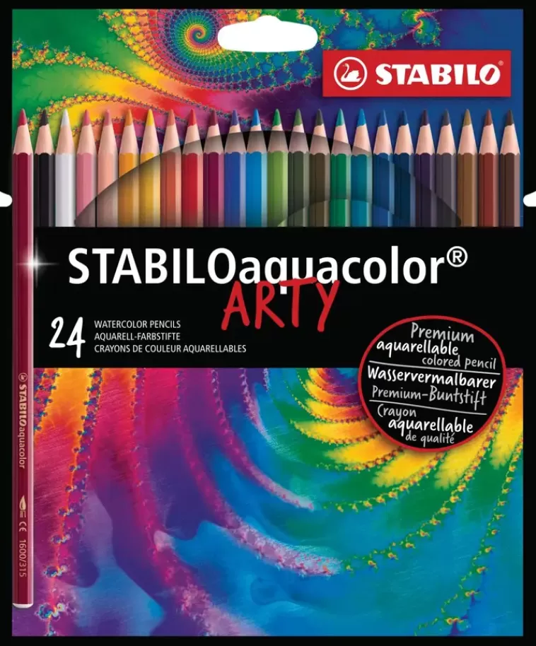 STABILO Akvarellipuuvari Aquacolor 24-Varin Sarja Store