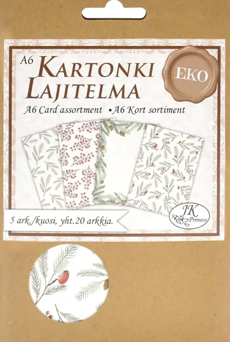 J.K. Primeco Eko A6 Kartonkilajitelma Havu 20Ark New