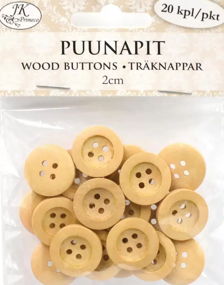 J.K. Primeco Puunapit 2Cm Natur 20Kpl Outlet