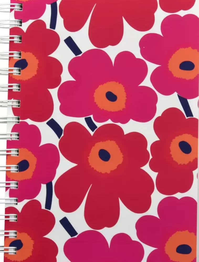 Marimekko Karto Muistikirja A5 Kierre Unikko Punainen Store