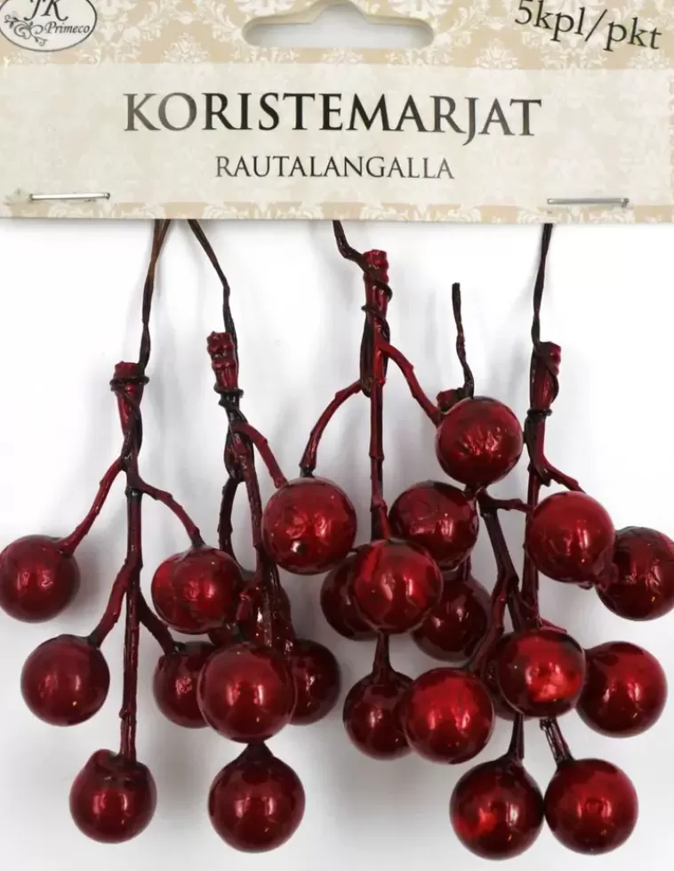 J.K. Primeco Koristemarjat Punainen 5Kpl/Pkt Shop