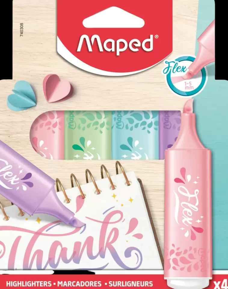 Maped Korostuskyna Pastel Flex 4 Kpl Best