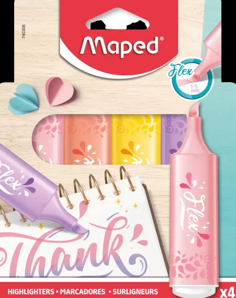 Maped Korostuskyna Pastel Flex 4 Kpl Best