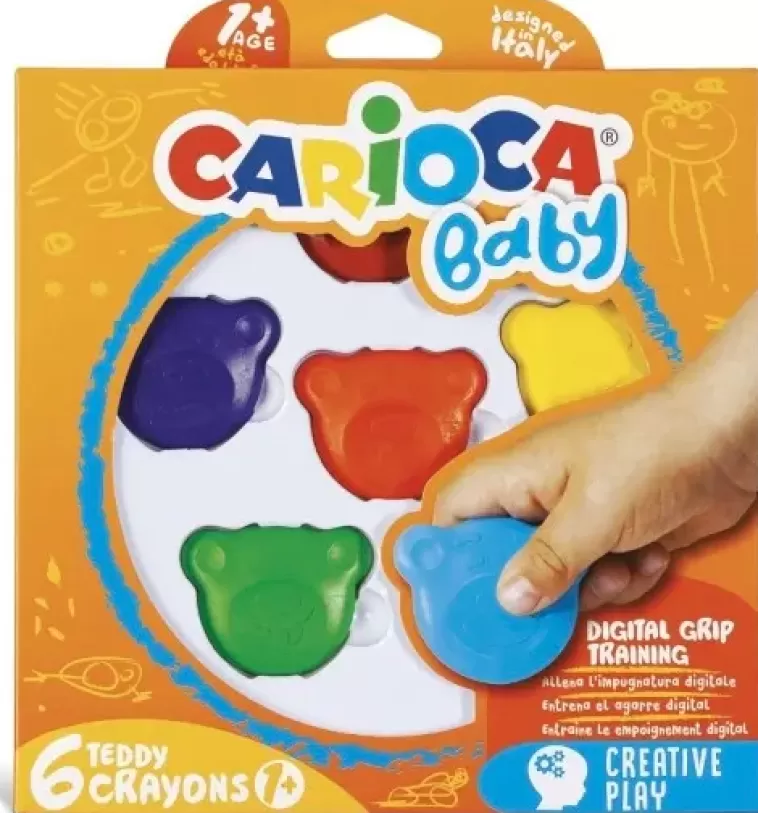 Carioca Lasten Variliitusarja 6 Kpl Tedde Baby +1 Vuotiaille Store