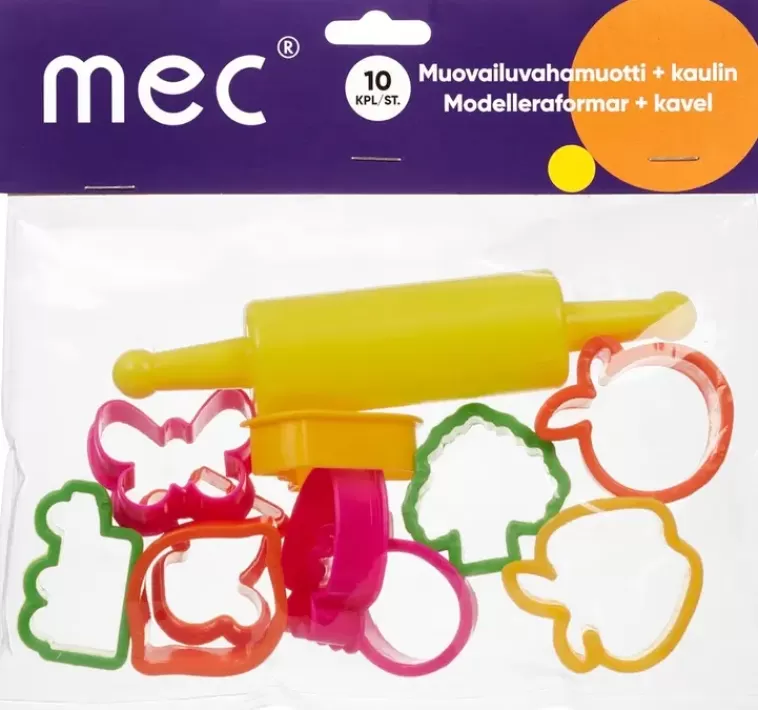 M.E.C Mec Muovailuvahamuotit 10Kpl + Kaulin Sale