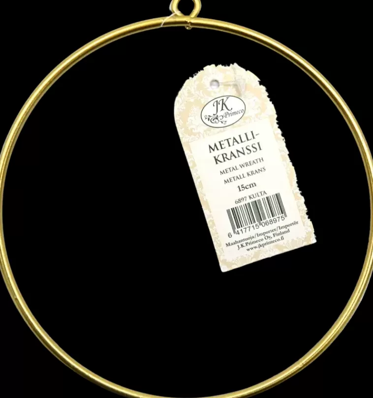 J.K. Primeco Metallikranssi Kulta 15Cm Best Sale