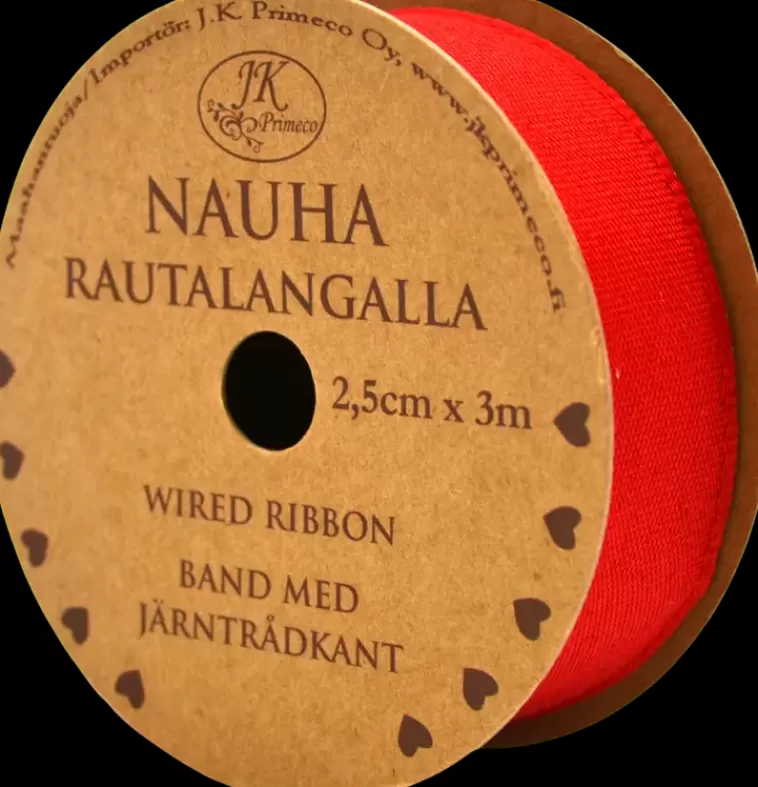 J.K. Primeco Nauha Rautalangalla Punainen 25Mm X3M Online