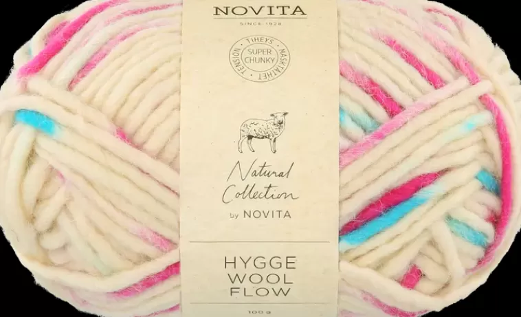 Novita Lanka Hygge Wool Flow 100 G Juhla 937 New