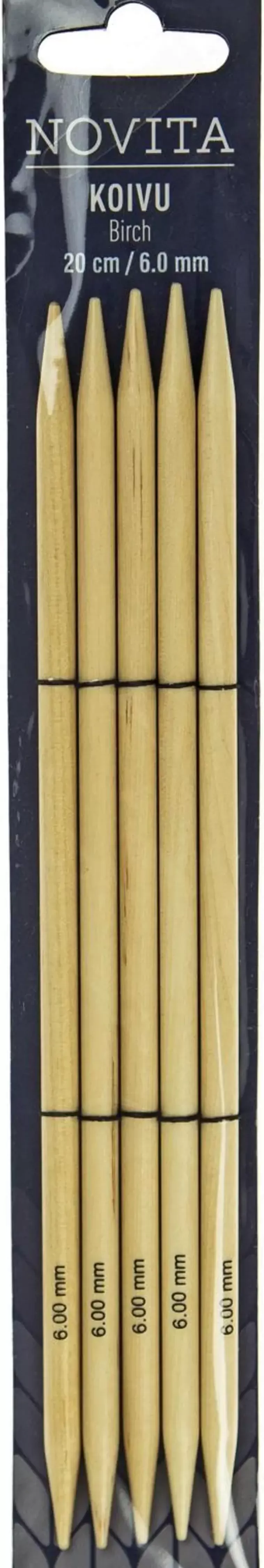 Novita Sukkapuikot Koivu 20Cm - 6 Mm New