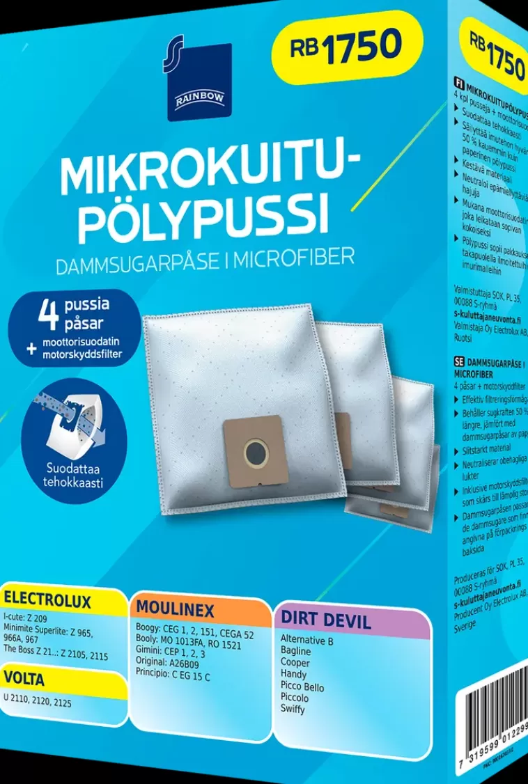 Rainbow Polypussi Rb1750 4Kpl + Moottorisuodatin Best