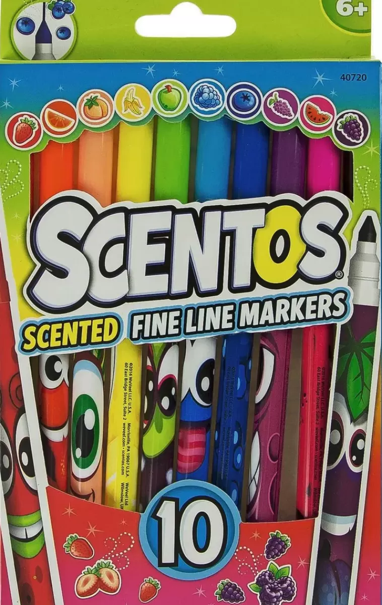 Scentos Tuoksuvat Ohut Karkiset Tussit 10 Kpl/Pkt Fashion