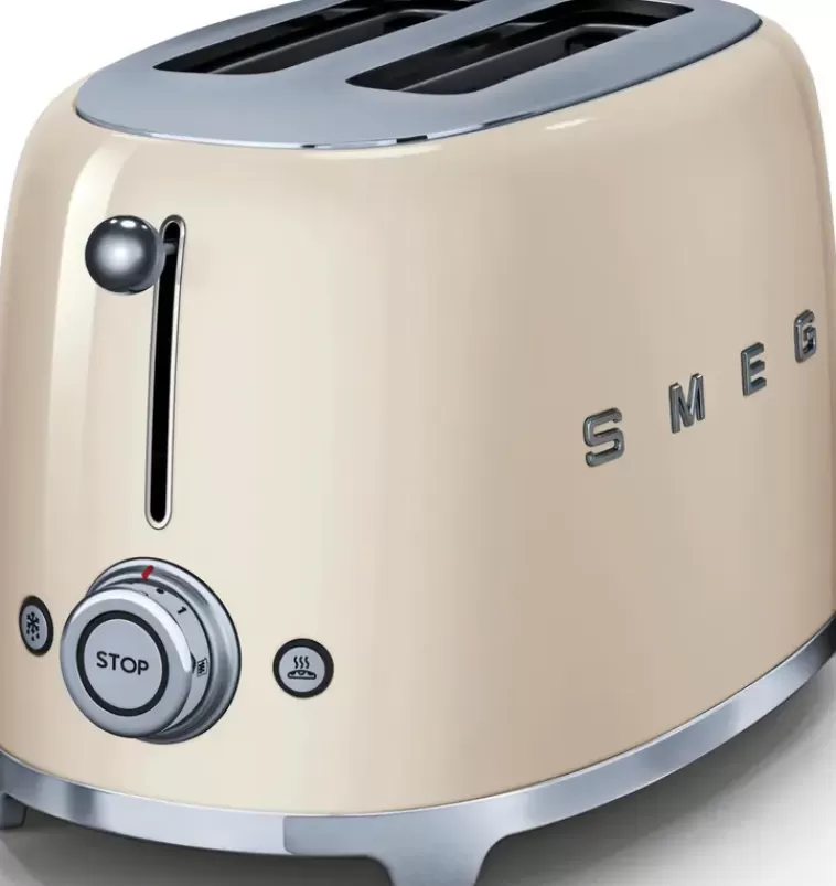 Smeg Tsf01Creu 2-Viipaleen Leivanpaahdin Kerma Store