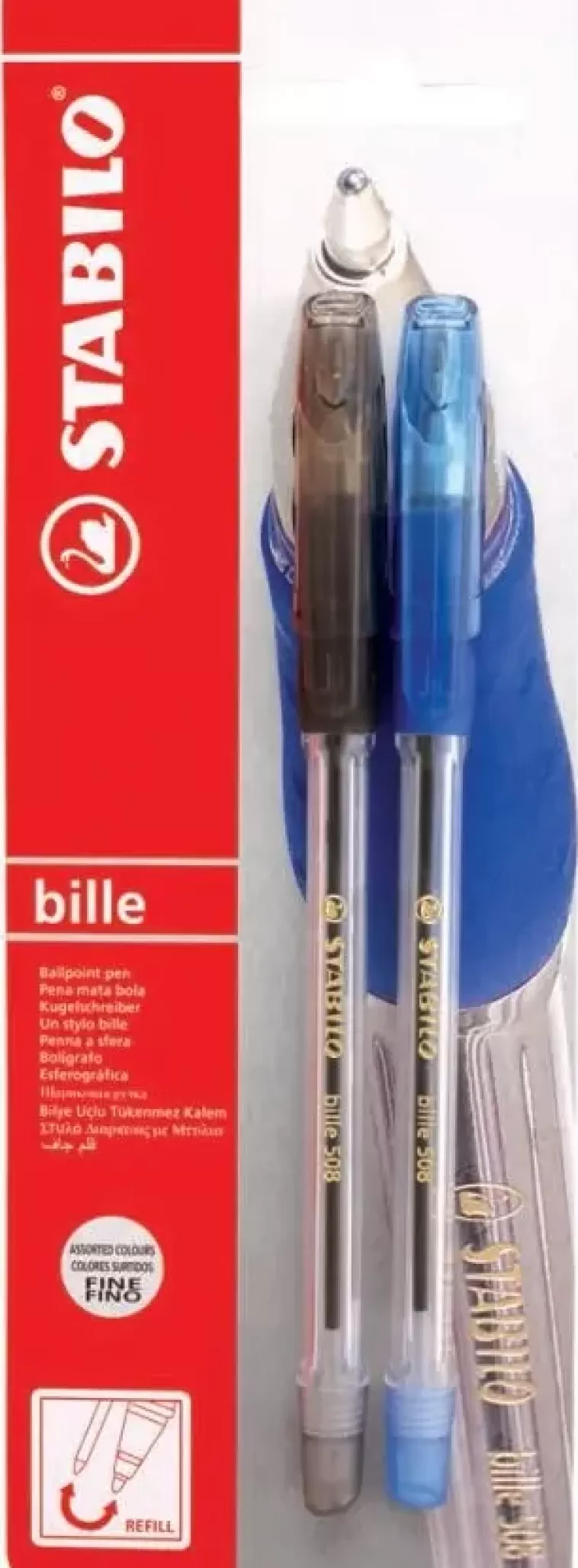 STABILO Kuulakyna Bille Musta + Sininen Cheap